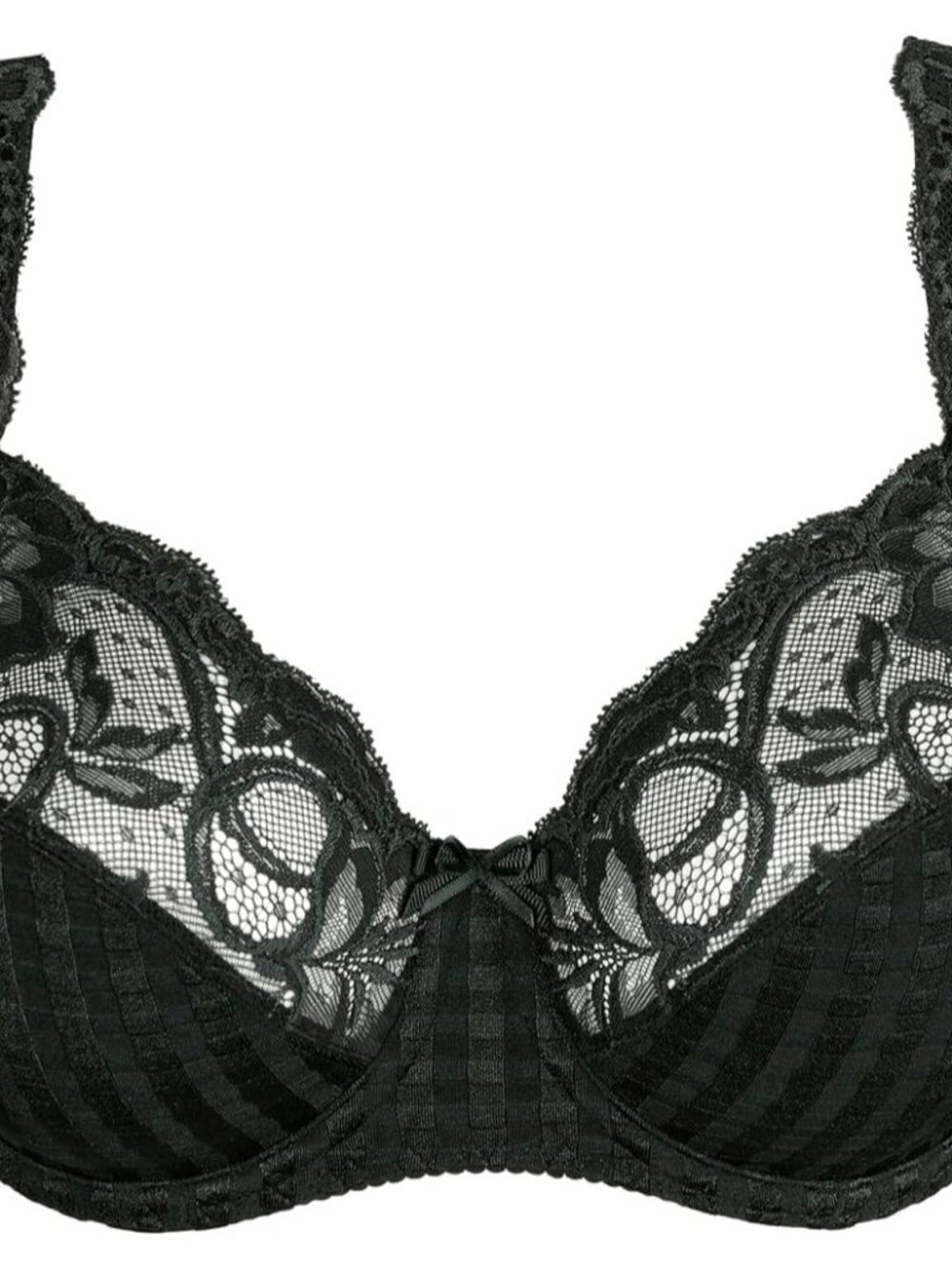 Prima Donna Primadonna Bra Womens Size 32D Black Madison Lace Full Cup